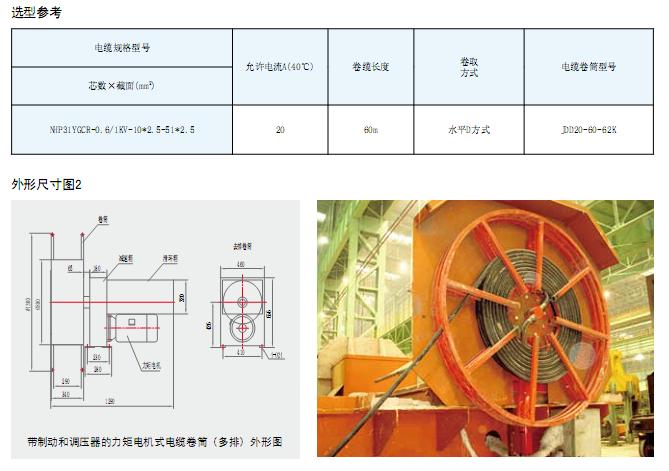 电缆卷筒接线图图片